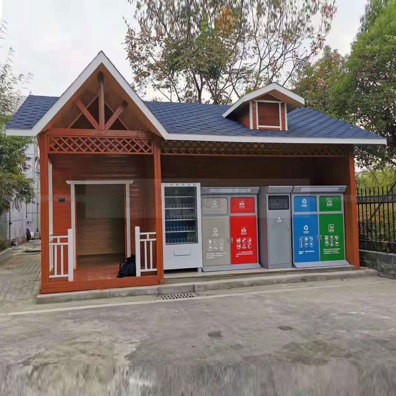 社區(qū)垃圾分類亭常用功能有哪些？可向智能化垃圾亭拓展嗎？配圖二